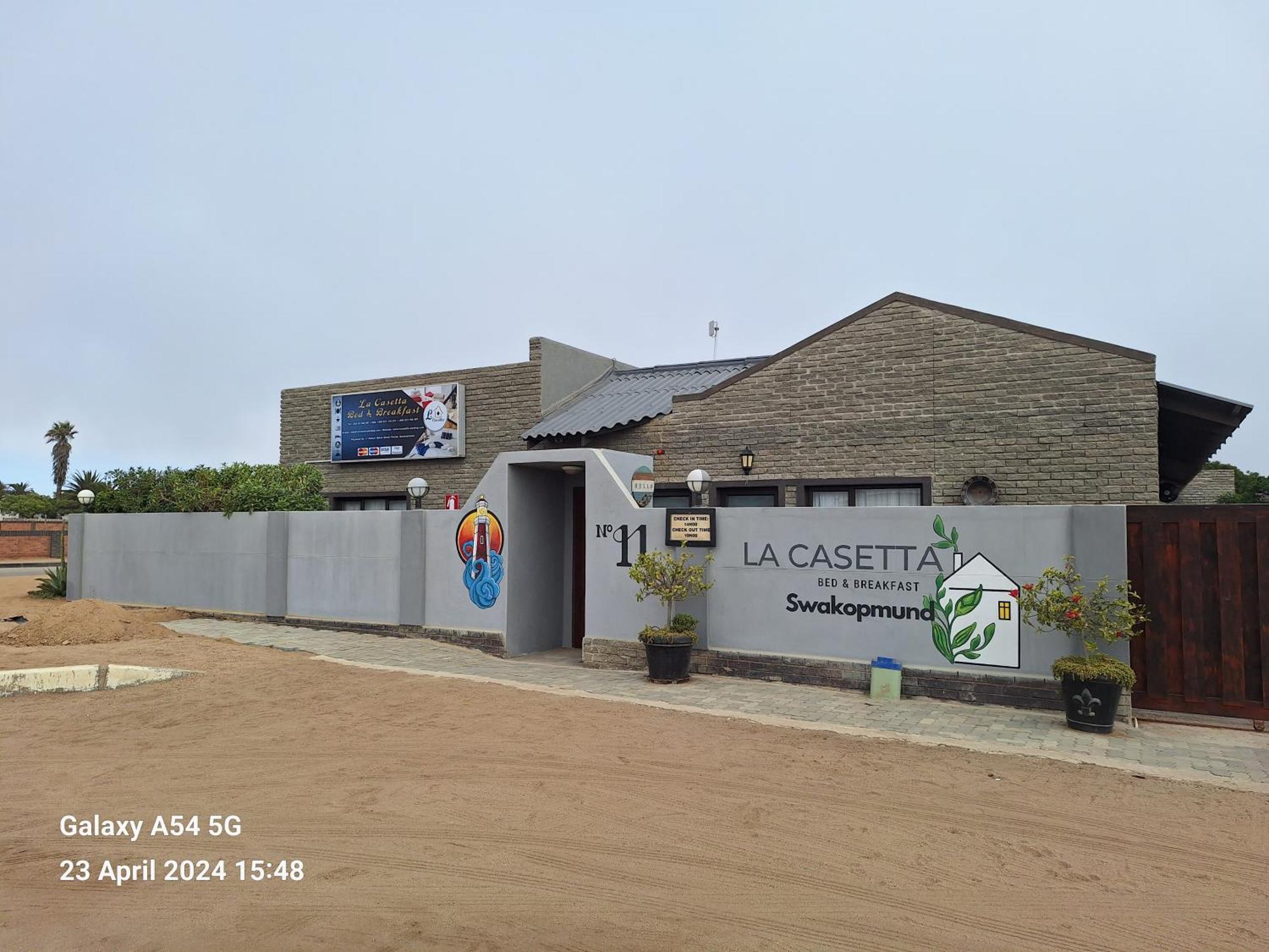 La Casetta Bed & Breakfast Swakopmund Zewnętrze zdjęcie